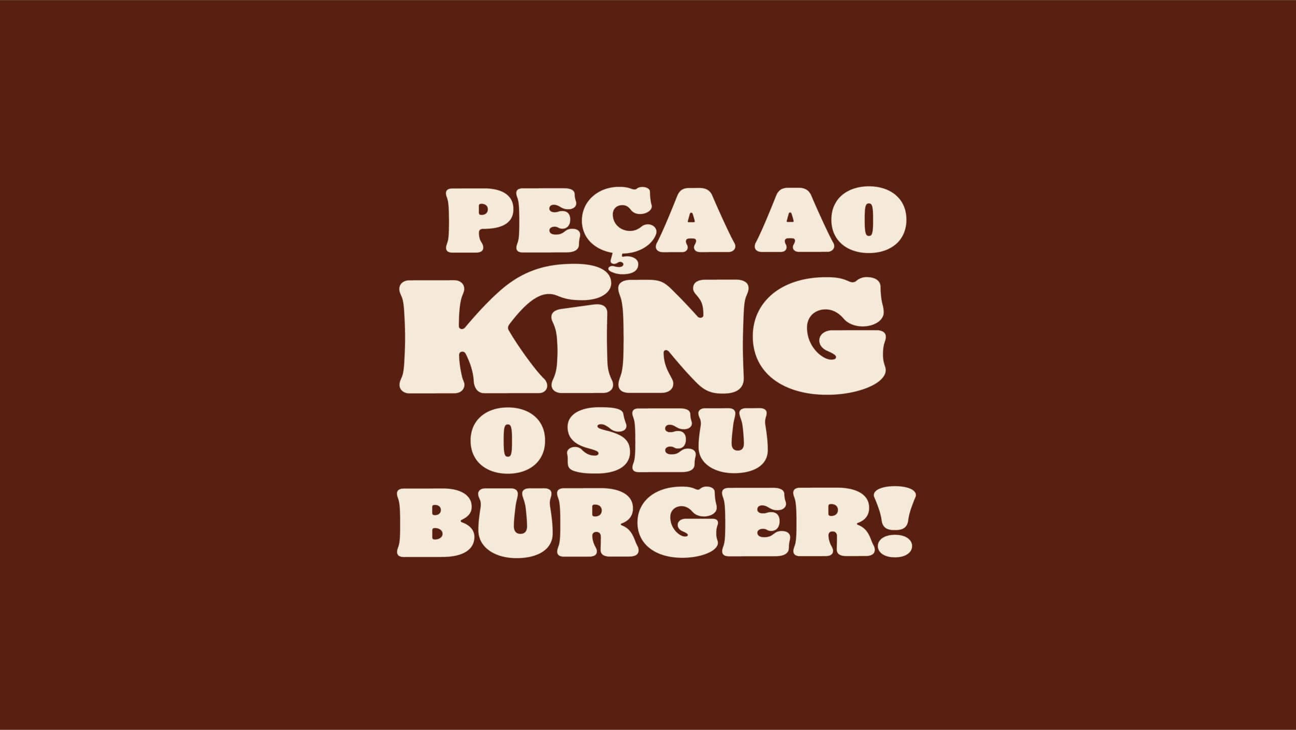 peça ao king o seu burger